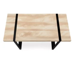 Natural Wood Look Thick Panel Computer Desk 12 Natural Wood Look Thick Panel Computer Desk -Northlight Outlet Home Store 810533411 5