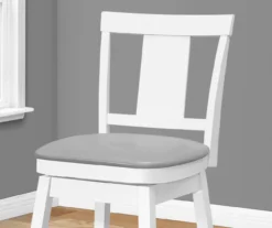 Faux Leather Swivel Bar Stools, 2-Pack -Northlight Outlet Home Store 810533433 4