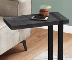 Black Reclaimed Wood Look C Side Table -Northlight Outlet Home Store 810533449 4