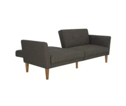 Regal Gray Linen Convertible Sleeper Futon -Northlight Outlet Home Store 810535613 5