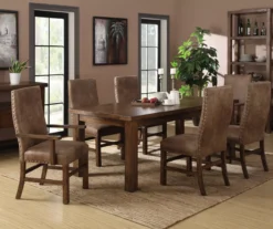 Rustic Pine & Dixie Almond Upholstered Dining Chairs, 2-Pack -Northlight Outlet Home Store 810535744 6