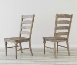 Sandstone Buff Ladderback Upholstered Dining Chairs, 2-Pack 9 Sandstone Buff Ladderback Upholstered Dining Chairs, 2-Pack -Northlight Outlet Home Store 810535746 6