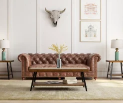 Pomona Pine Brown & Steel Gray 24" Wood Open-Shelf End Table -Northlight Outlet Home Store 810535748 8