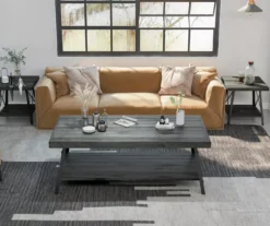 Pomona Gray & Steel Gray 24" Wood Open-Shelf End Table -Northlight Outlet Home Store 810535749 7