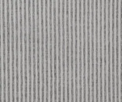 Pebble Gray Striped Upholstered Round Ottoman 7 Pebble Gray Striped Upholstered Round Ottoman -Northlight Outlet Home Store 810535758 3