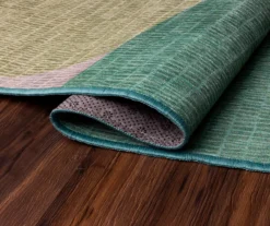 My Magic Carpet Cove Green Washable Area Rug -Northlight Outlet Home Store 810537763 4