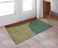 My Magic Carpet Cove Green Washable Area Rug -Northlight Outlet Home Store 810537765 2