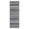 My Magic Carpet Chelsea Aztec Dark Gray Washable Runner, (2'6" X 7')