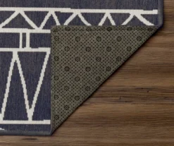 My Magic Carpet Chelsea Aztec Dark Gray Washable Runner, (2'6" X 7') -Northlight Outlet Home Store 810537767 3