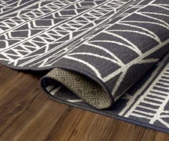 My Magic Carpet Chelsea Aztec Dark Gray Washable Runner, (2'6" X 7') -Northlight Outlet Home Store 810537767 4
