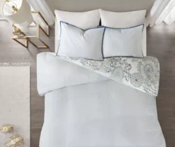 Lian Blue Reversible Duvet Cover Set -Northlight Outlet Home Store 810538031 810538032 3