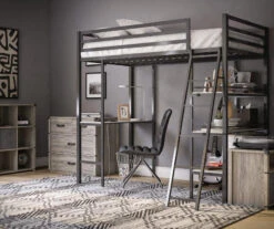 Nova Gray Oak 4-Drawer Storage Dresser 11 Nova Gray Oak 4-Drawer Storage Dresser -Northlight Outlet Home Store 810538201 6