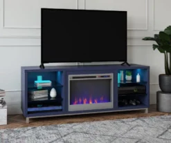 70" Intrepid Navy Deluxe Electric Fireplace Console -Northlight Outlet Home Store 810538244 1
