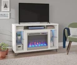 48" Intrepid White Electric Fireplace Console -Northlight Outlet Home Store 810538247 1