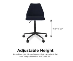 Brittany Blue Linen Office Chair -Northlight Outlet Home Store 810538399 4