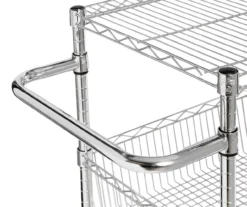 Chrome 3-Shelf Storage Cart -Northlight Outlet Home Store 810539919 4