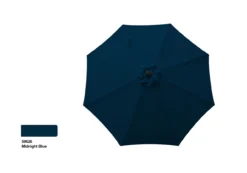 9' Midnight Blue Tilt Market Patio Umbrella -Northlight Outlet Home Store 810540699 2