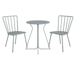 Heidi Light Gray 3-Piece Bistro Patio Furniture Set -Northlight Outlet Home Store 810541505 6 1