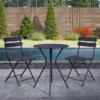 COSCO Outdoor Living Navy 3-Piece Folding Patio Seating Set
