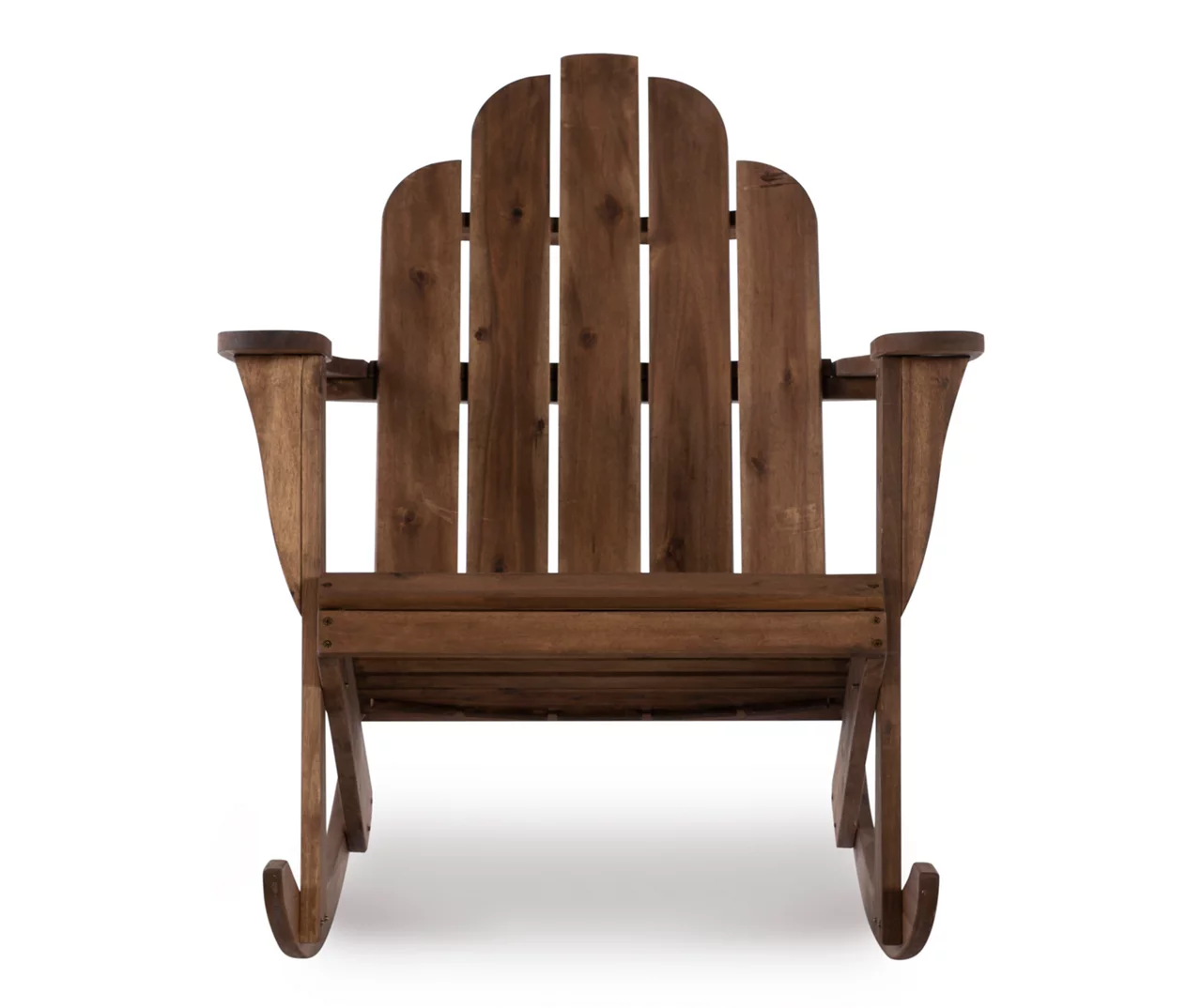 Flint Acorn Wood Patio Adirondack Rocking Chair 8 Flint Acorn Wood Patio Adirondack Rocking Chair - Image 8