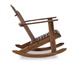 Flint Acorn Wood Patio Adirondack Rocking Chair 20 Flint Acorn Wood Patio Adirondack Rocking Chair -Northlight Outlet Home Store 810541698 A1 3
