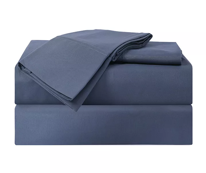 Blue Mirage Microfiber Full 4-Piece Sheet Set 1 Blue Mirage Microfiber Full 4-Piece Sheet Set