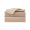 Tan Microfiber Full 4-Piece Sheet Set