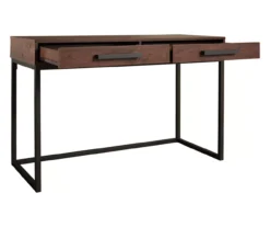 Horatio Brown & Gunmetal Wood Desk -Northlight Outlet Home Store 810542288 5