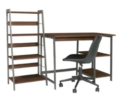 Soho 2-Piece Wooden Desk & Bookcase Set 12 Soho 2-Piece Wooden Desk & Bookcase Set -Northlight Outlet Home Store 810542289 5