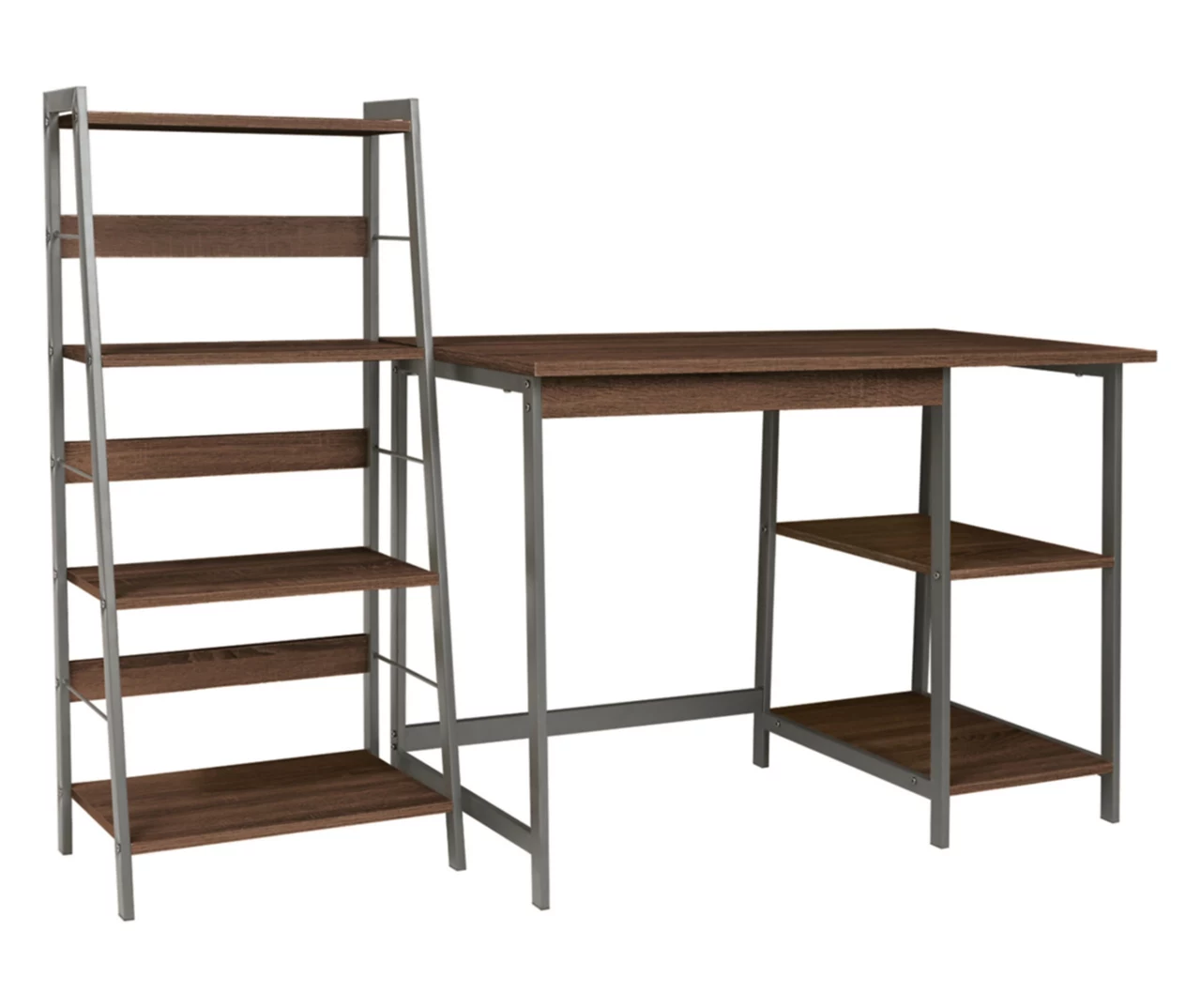 Soho 2-Piece Wooden Desk & Bookcase Set 1 Soho 2-Piece Wooden Desk & Bookcase Set