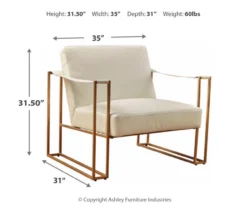 Kleemore Ostrich Embossed Leather Accent Chair -Northlight Outlet Home Store 810542293 3