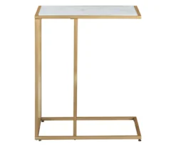 Lanport White Marble C Side Table 13 Lanport White Marble C Side Table -Northlight Outlet Home Store 810542314 4