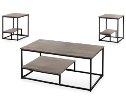 Monarch Tiered 3-Piece Occasional Set