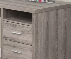 Monarch Metal 2-Drawer L-Shaped Computer Desk 39 Monarch Metal 2-Drawer L-Shaped Computer Desk -Northlight Outlet Home Store 810542429 3