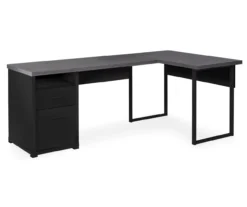 Monarch Metal 2-Drawer L-Shaped Computer Desk 22 Monarch Metal 2-Drawer L-Shaped Computer Desk -Northlight Outlet Home Store 810542430 2