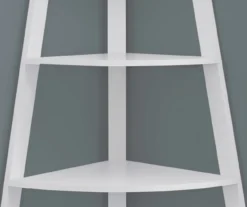 Monarch 4-Shelf Etagere Corner Bookcase 19 Monarch 4-Shelf Etagere Corner Bookcase -Northlight Outlet Home Store 810542451 3