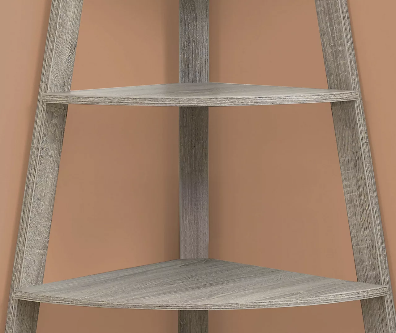 Monarch 4-Shelf Etagere Corner Bookcase 11 Monarch 4-Shelf Etagere Corner Bookcase - Image 11