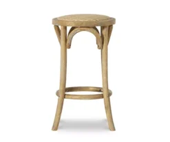 Franklin Natural Backless Woven Rattan Counter Stool -Northlight Outlet Home Store 810543036 3