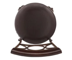 Memphis Black Metal & Brown Faux Leather Circle Back Bar Stool -Northlight Outlet Home Store 810543052 A4 6