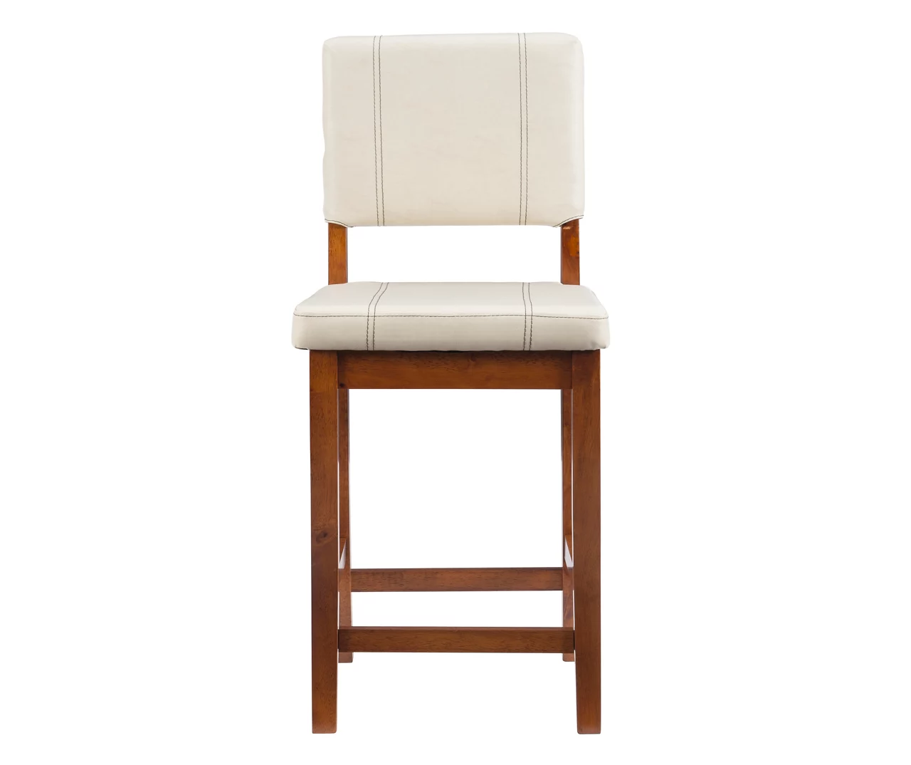 Jackson Cream Upholstered Wood Counter Stool 7 Jackson Cream Upholstered Wood Counter Stool - Image 7