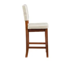 Jackson Cream Upholstered Wood Counter Stool 18 Jackson Cream Upholstered Wood Counter Stool -Northlight Outlet Home Store 810543082 A1 2