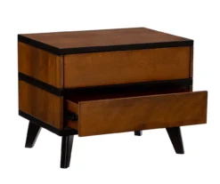 Manhattan Walnut 2-Drawer Mid-Century Wood Nightstand -Northlight Outlet Home Store 810543109 A0 6
