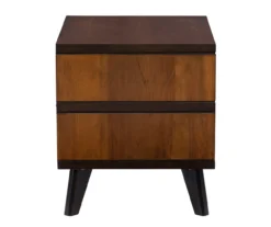 Manhattan Walnut 2-Drawer Mid-Century Wood Nightstand -Northlight Outlet Home Store 810543109 A1 3