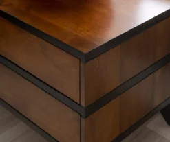 Manhattan Walnut 2-Drawer Mid-Century Wood Nightstand -Northlight Outlet Home Store 810543109 A8 10