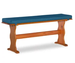 Morgan Vintage Blue 4-Piece Polyester Nook Cushion Set 6 Morgan Vintage Blue 4-Piece Polyester Nook Cushion Set -Northlight Outlet Home Store 810543123 5