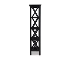 Richland Black 4-Shelf Bookcase -Northlight Outlet Home Store 810543156 4