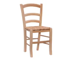Bordeaux Natural Handwoven Ladder Back Side Chairs, 2-Pack -Northlight Outlet Home Store 810543191 A0 2