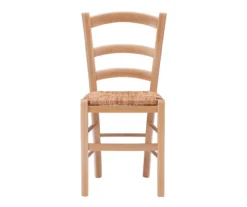 Bordeaux Natural Handwoven Ladder Back Side Chairs, 2-Pack -Northlight Outlet Home Store 810543191 A0 3