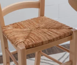 Bordeaux Natural Handwoven Ladder Back Side Chairs, 2-Pack -Northlight Outlet Home Store 810543191 A0 8