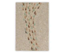 Global Designs Gold Geometric Capiz Mosaic Fish Pattern Accent Table 9 Global Designs Gold Geometric Capiz Mosaic Fish Pattern Accent Table -Northlight Outlet Home Store 810543217 5